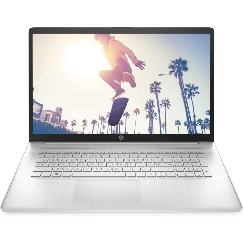 HP 惠普 笔记本电脑 17.3英寸 HD+显示屏(英特尔酷睿 i3-1125G4,8GB DDR4 内存512GB 固态硬盘,英特尔超高清显卡,Windows 11,QWERTZ 键盘)银色
