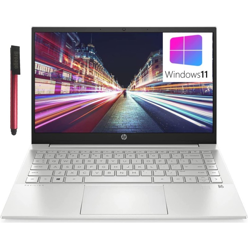 [Windows 11]HP Pavilion14 笔记本电脑 14" FHD 400 nits,英特尔四核i7-1195G7,*高5.0GHz,16GB DDR4 RAM,1TB PCIe SSD,WiFi 6,BT 5.2,背光KB